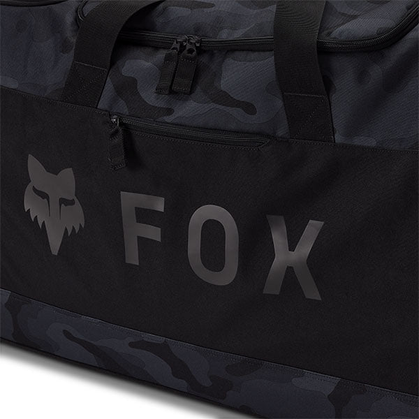 Fox Racing Shuttle 180 Black Camo Roller Gearbag SKU 33138 Black Camo back view