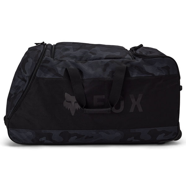Fox Racing Shuttle 180 Black Camo Roller Gearbag SKU 33138 Black Camo interior view