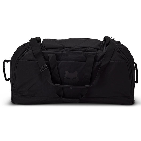 Fox Racing Podium Duffle Bag SKU 33134 Black lifestyle photo loaded for the track