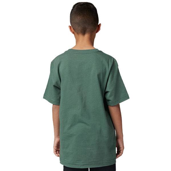 Professional studio photo of Fox Racing Shepherds Premium Tee (Youth); showing tee fit, printed graphics, and crew neckline; SKU 32294-041-YS