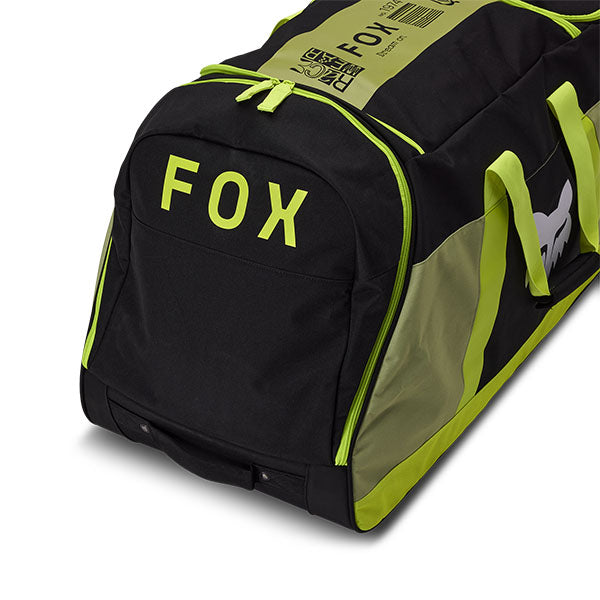 Fox Racing Shuttle 180 Race Spec Roller Gearbag SKU 32513 Pale Green side view