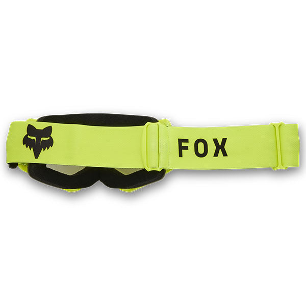 Fox Racing Main Core Goggle (Youth) - top-down view of frame curvature and outriggers SKU 33042-001-OS
