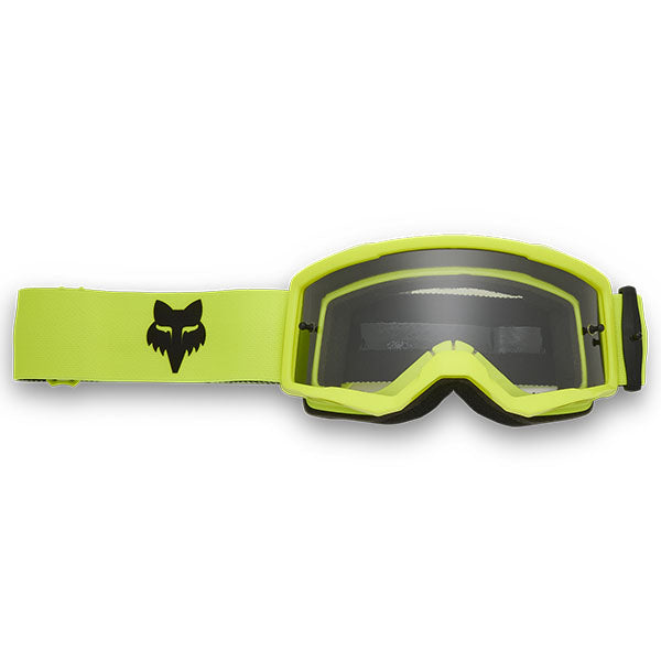 Fox Racing Main Core Goggle (Youth) - close-up of lens coating and clarity SKU 33042-001-OS