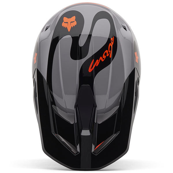 studio product photo of Fox Racing SKU 33123-110, sizes XS to XXL for motocross helmet, dirt bike, motocross, off road.