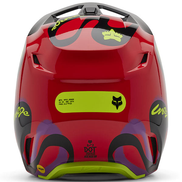 studio product photo of Fox Racing SKU 33123-110, sizes XS to XXL for motocross helmet, dirt bike, motocross, off road.
