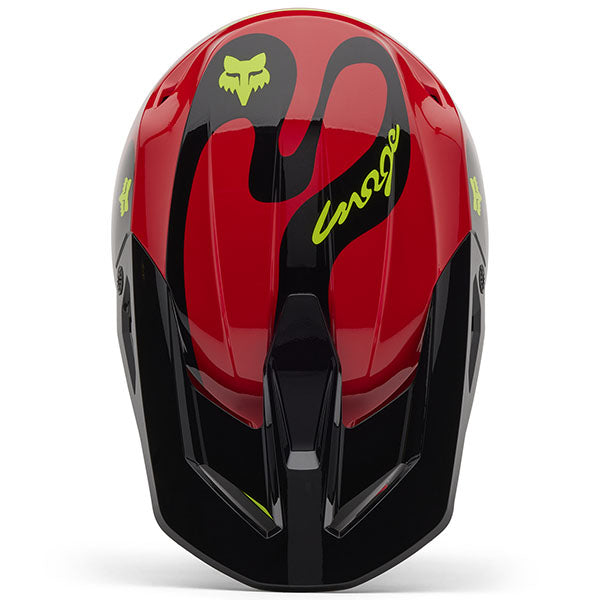 studio product photo of Fox Racing SKU 33123-110, sizes XS to XXL for motocross helmet, dirt bike, motocross, off road.