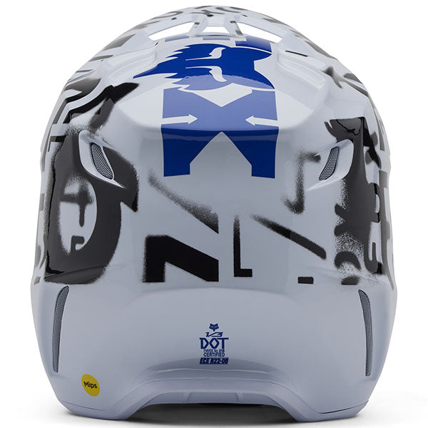 studio product photo of Fox Racing SKU 33122-008, sizes XS to XXL for motocross helmet, dirt bike, motocross, off road.