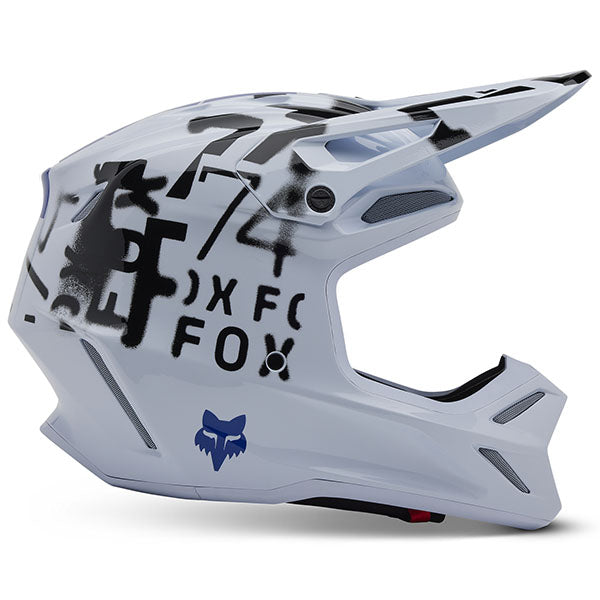 studio product photo of Fox Racing SKU 33122-008-2X, sizes XS to XXL for motocross helmet, dirt bike, motocross, off road.