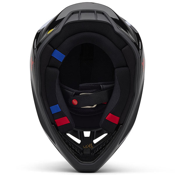 studio product photo of Fox Racing SKU 33122-008, sizes XS to XXL for motocross helmet, dirt bike, motocross, off road.