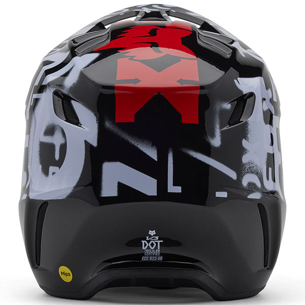 studio product photo of Fox Racing SKU 33122-001, sizes XS to XXL for motocross helmet, dirt bike, motocross, off road.