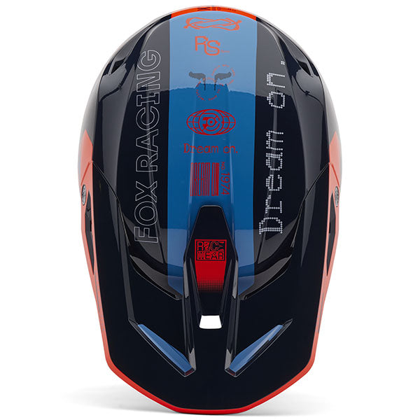 studio product photo of Fox Racing SKU 33000-110-2X, sizes XS to XXL for motocross helmet, dirt bike, motocross, off road.
