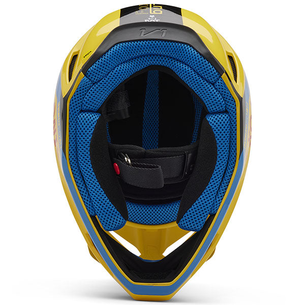 studio product photo of Fox Racing SKU 33000-110, sizes XS to XXL for motocross helmet, dirt bike, motocross, off road.