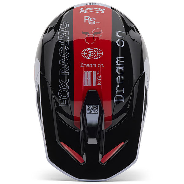 studio product photo of Fox Racing SKU 33000-110, sizes XS to XXL for motocross helmet, dirt bike, motocross, off road.