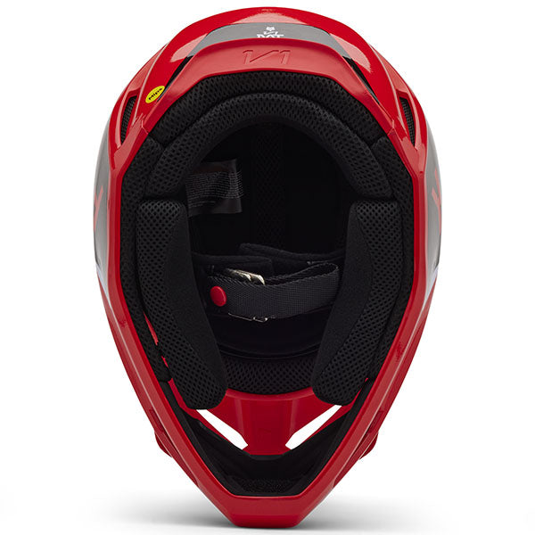 studio product photo of Fox Racing SKU 32999-110, sizes XS to XXL for motocross helmet, dirt bike, motocross, off road.