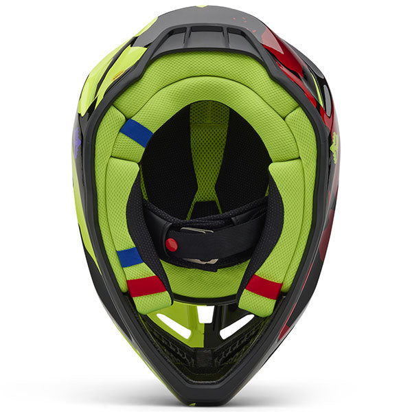 studio product photo of Fox Racing SKU 32998-130-2X, sizes XS to XXL for motocross helmet, dirt bike, motocross, off road.