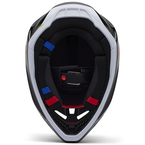 studio product photo of Fox Racing SKU 32997-188, sizes XS to XXL for motocross helmet, dirt bike, motocross, off road.
