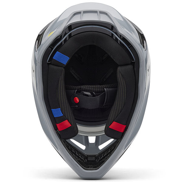 studio product photo of Fox Racing SKU 32993-276, sizes XS to XXL for motocross helmet, dirt bike, motocross, off road.