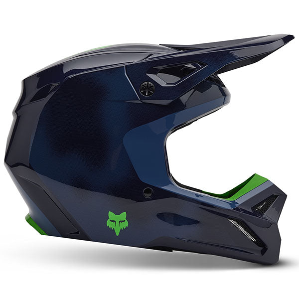 studio product photo of Fox Racing SKU 32046-001, sizes XS to XXL for motocross helmet, dirt bike, motocross, off road.