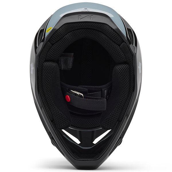 studio product photo of Fox Racing SKU 32046-001, sizes XS to XXL for motocross helmet, dirt bike, motocross, off road.