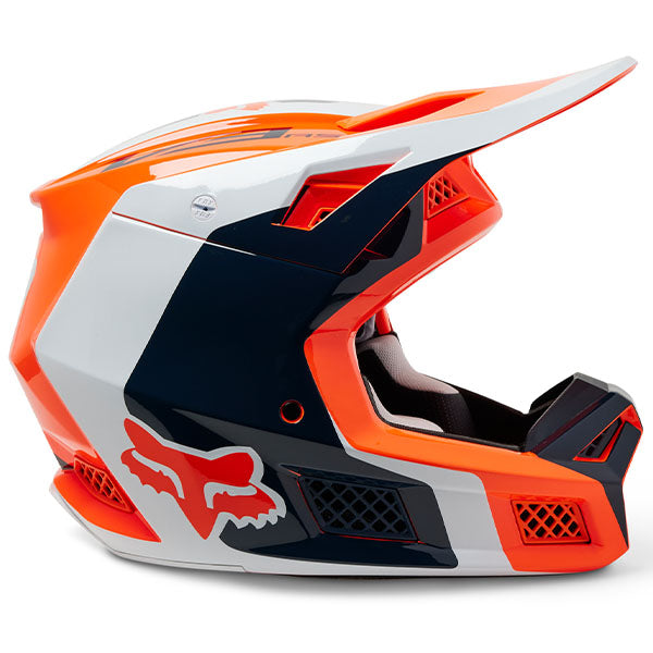 studio product photo of Fox Racing SKU 29639-018, sizes SM to XL for motocross helmet, dirt bike, motocross, off road.