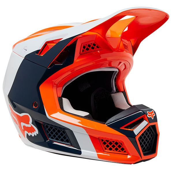 studio product photo of Fox Racing SKU 29639-018, sizes SM to XL for motocross helmet, dirt bike, motocross, off road.