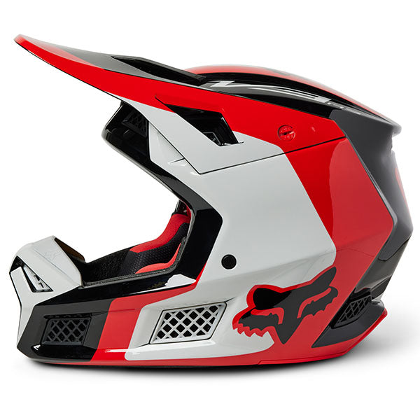 studio product photo of Fox Racing SKU 29639-110, sizes SM to XL for motocross helmet, dirt bike, motocross, off road.