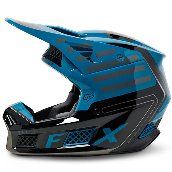 studio product photo of Fox Racing SKU 29641-551, sizes SM to XL for motocross helmet, dirt bike, motocross, off road.