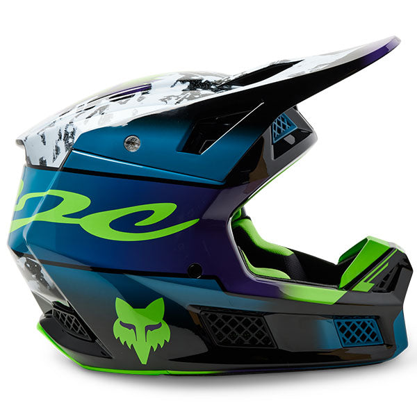 studio product photo of Fox Racing SKU 29653-551, sizes SM to XL for motocross helmet, dirt bike, motocross, off road.