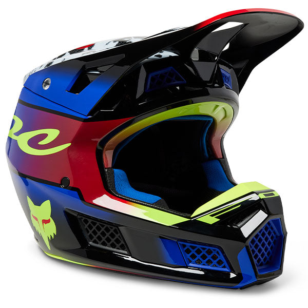 studio product photo of Fox Racing SKU 29653-149, sizes SM to XL for motocross helmet, dirt bike, motocross, off road.