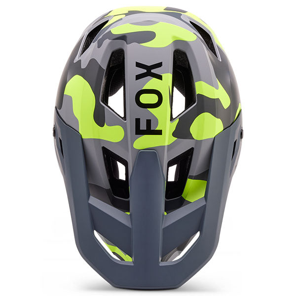 Product image of Fox Racing - Rampage Camo Helmet (MTB) SKU:32210-247-XL | Sizes: XS–2X | Designed for Mountain Bike, BMX and E-Bike riders | Available at BTO Sports