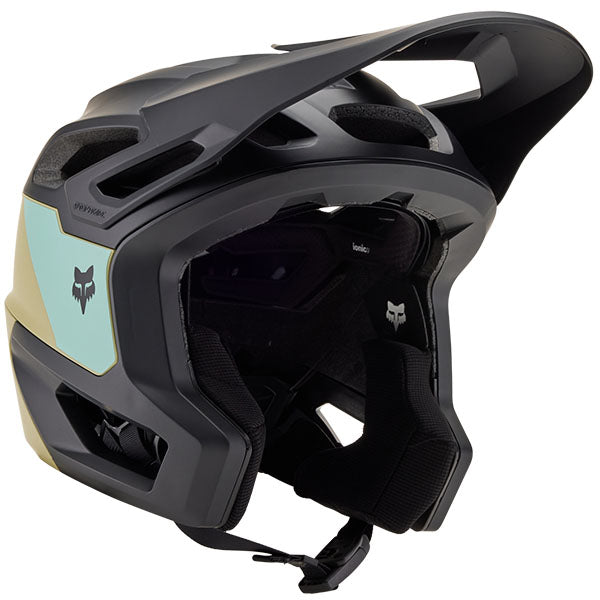 Product image of Fox Racing - Dropframe Pro NYF Helmet (MTB) SKU:31459-389-S | Sizes: SM, MD, LG | Designed for Mountain Bike, BMX and E-Bike riders | Available at BTO Sports