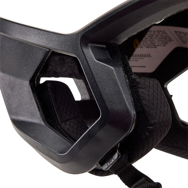 Product image of Fox Racing - Dropframe Helmet (MTB) SKU:31930-001-M | Sizes: SM–XL | Designed for Mountain Bike, BMX and E-Bike riders | Available at BTO Sports
