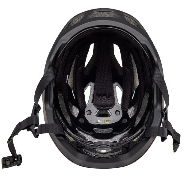 Product image of Fox Racing - Crossframe Pro Matte Black Helmet (MTB) SKU:31935-255-L | Sizes: SM, MD, LG | Designed for Mountain Bike, BMX and E-Bike riders | Available at BTO Sports
