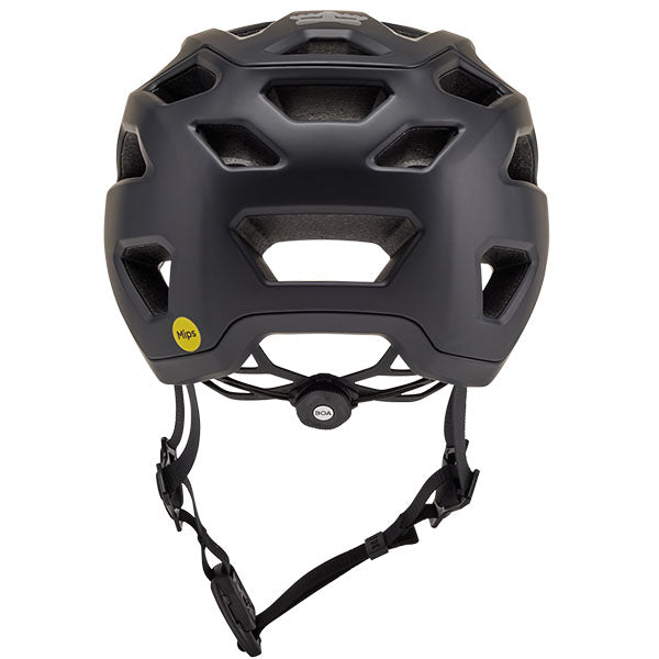 Product image of Fox Racing - Crossframe Pro Matte Black Helmet (MTB) SKU:31935-255-M | Sizes: SM, MD, LG | Designed for Mountain Bike, BMX and E-Bike riders | Available at BTO Sports