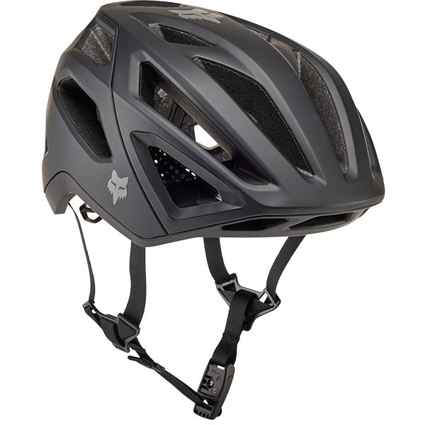 Product image of Fox Racing - Crossframe Pro Matte Black Helmet (MTB) SKU:31935-255-S | Sizes: SM, MD, LG | Designed for Mountain Bike, BMX and E-Bike riders | Available at BTO Sports