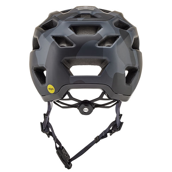 Product image of Fox Racing - Crossframe Pro Camo Helmet (MTB) SKU:31976-247-M | Sizes: SM, MD, LG | Designed for Mountain Bike, BMX and E-Bike riders | Available at BTO Sports