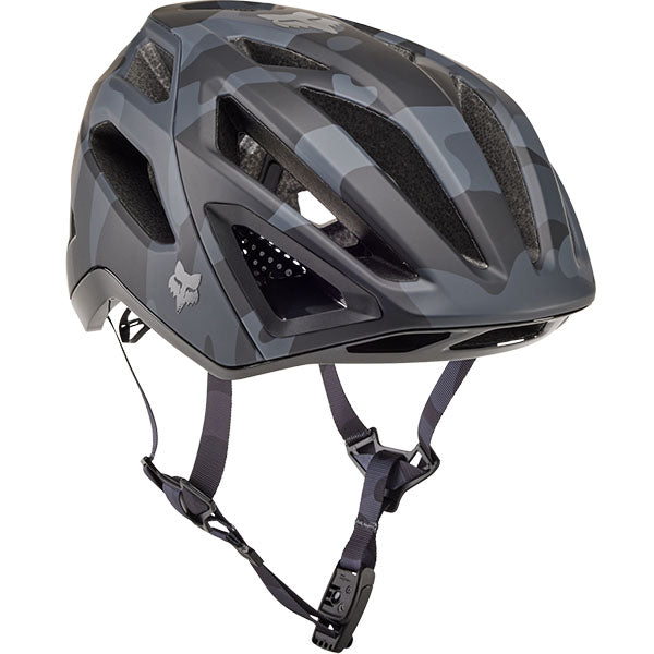 Product image of Fox Racing - Crossframe Pro Camo Helmet (MTB) SKU:31976-247-L | Sizes: SM, MD, LG | Designed for Mountain Bike, BMX and E-Bike riders | Available at BTO Sports