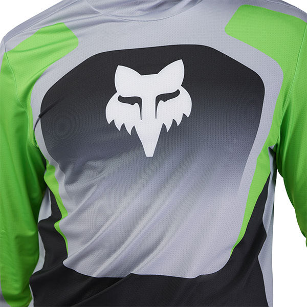 Side profile of Steel Grey Ranger Drive Jersey (SKU: 33538-172), showing ergonomic fit and integrated buff