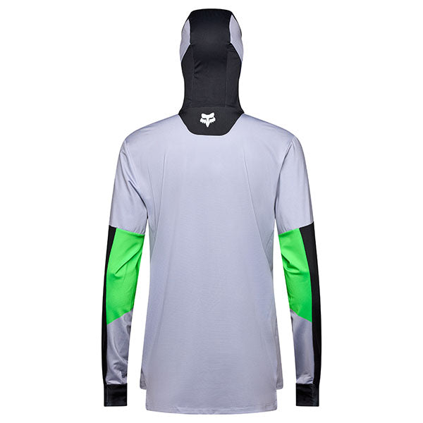Side view of Steel Grey Ranger Drive Jersey (SKU: 33538-172), highlighting sleeve and glove interface