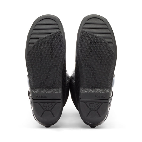 Fox Racing Comp Core Boots product image in Blk/Gry sizes 8, 9, 9.5, 10, 10.5, 11, 11.5, 12, 13, 14 SKU 28373-014-. Boots | Available at BTO Sports