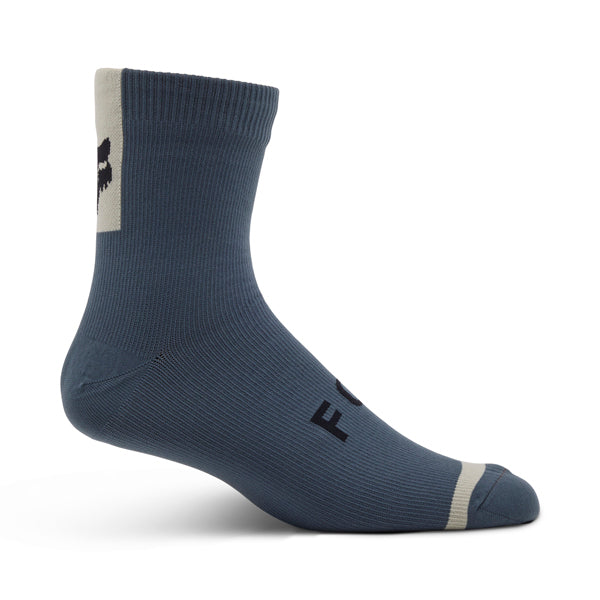 Fox Racing Defend Water Mountain Bike Socks front angle view in Cocoa sizes XS/SM, SM/MD, LG/XL SKU 31525-222-XS/S. Socks | Available at BTO Sports