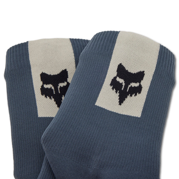 Fox Racing Defend Water Mountain Bike Socks side view in Cocoa sizes XS/SM, SM/MD, LG/XL SKU 31525-222-XS/S. Socks | Available at BTO Sports