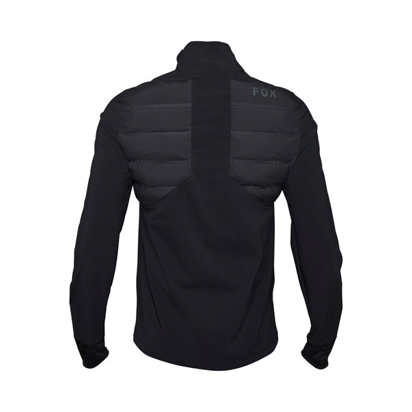 Fox Racing Flexair Fire Hybrid Jacket Mountain Bike side view in Cocoa sizes SM, MD, LG, XL, 2X SKU 32390-222-S. Riding Jacket | Available at BTO Sports