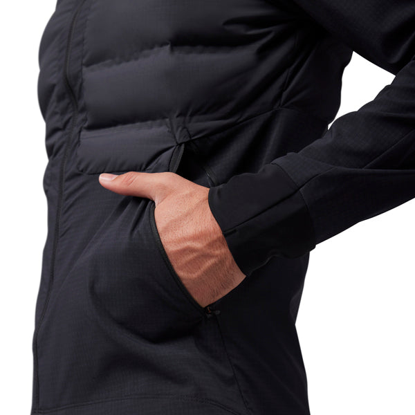 Fox Racing Flexair Fire Hybrid Jacket Mountain Bike product image in Cocoa sizes SM, MD, LG, XL, 2X SKU 32390-222-S. Riding Jacket | Available at BTO Sports