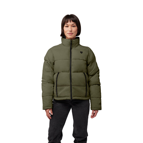 Fox Racing Ridgeway Hi rear view in Olive/Grn sizes XS, SM, MD, LG, XL SKU 32778-099-XS. Jacket | Available at BTO Sports