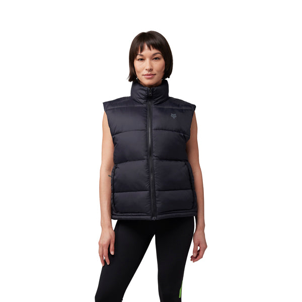 Fox Racing Ridgeway Hi rear view in Blk sizes XS, SM, MD, LG, XL SKU 32779-001-XS. Vest | Available at BTO Sports