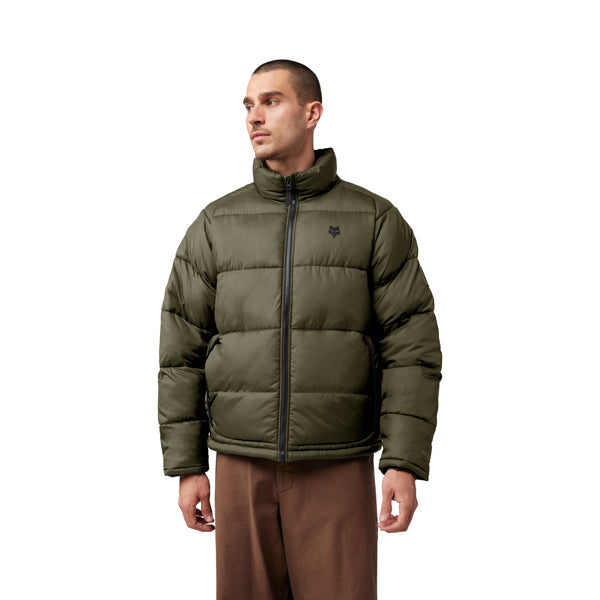 Fox Racing Ridgeway Hi rear view in Olive/Grn sizes SM, MD, LG, XL, 2X SKU 32783-099-S. Jacket | Available at BTO Sports