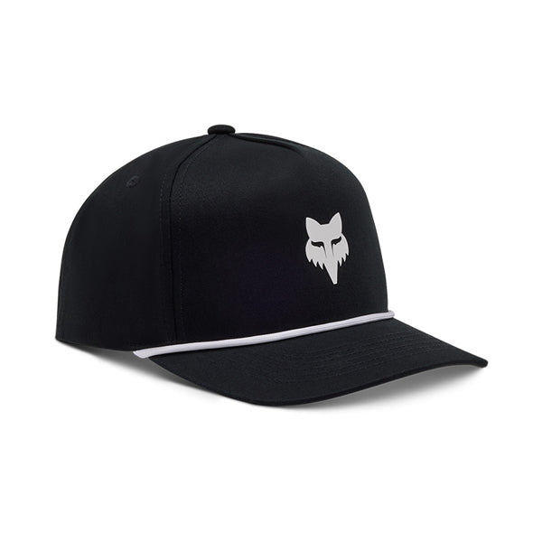 Fox Racing Fox Head Rope Hat SKU:33144-021-OS – 3/4 view – Colors: Black/Black | Available at BTO Sports