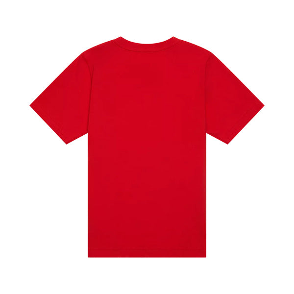 Studio photo on a white background of Fox Racing Fox x Honda Tee (Youth); showing tee fit, printed graphics, and crew neckline; SKU 33568-003-YS
