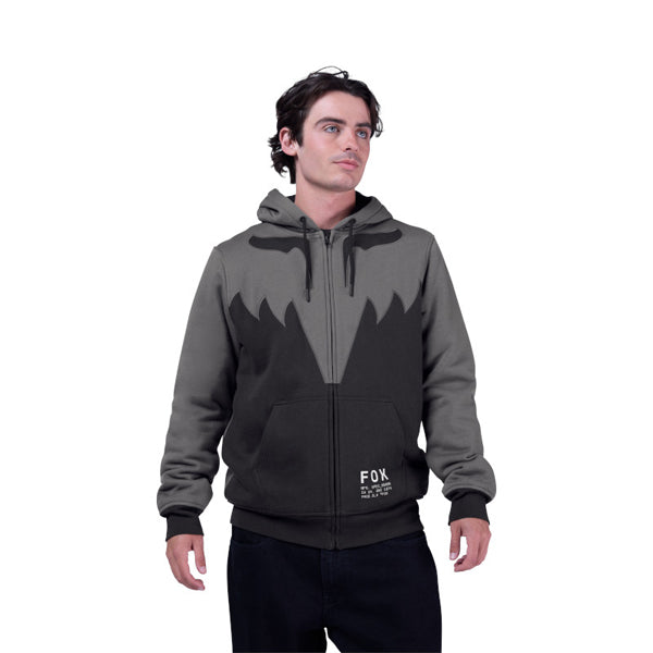 Fox Racing Spire Sasquatch Zip Hoodie rear view in Blu sizes SM, MD, LG, XL, 2X SKU 36265-002-S. Sweatshirts & Hoodies | Available at BTO Sports